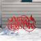 Glitzhome® 2ft. Merry Christmas Metal Yard Stake